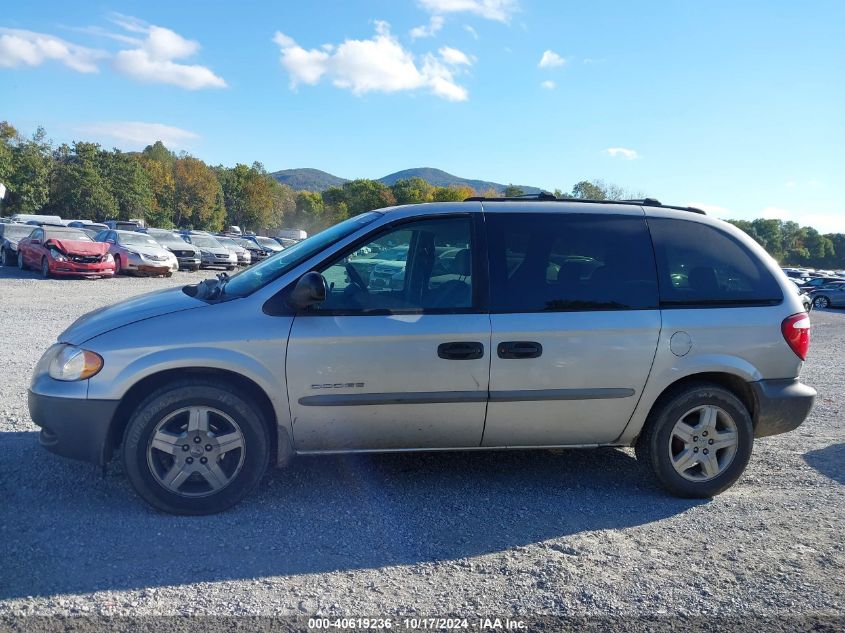 2001 Dodge Caravan Se VIN: 1B8GP25G11B116952 Lot: 40619236