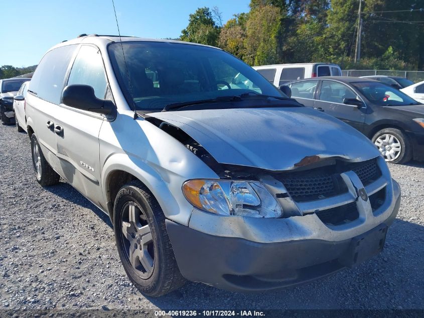 2001 Dodge Caravan Se VIN: 1B8GP25G11B116952 Lot: 40619236