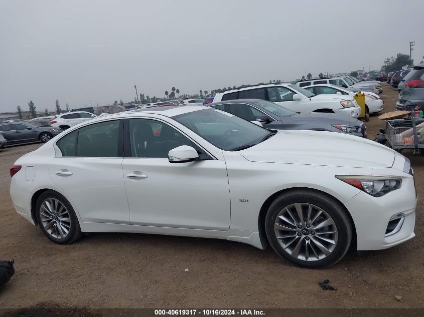 2018 Infiniti Q50 3.0T Luxe VIN: JN1EV7AP4JM592043 Lot: 40619317