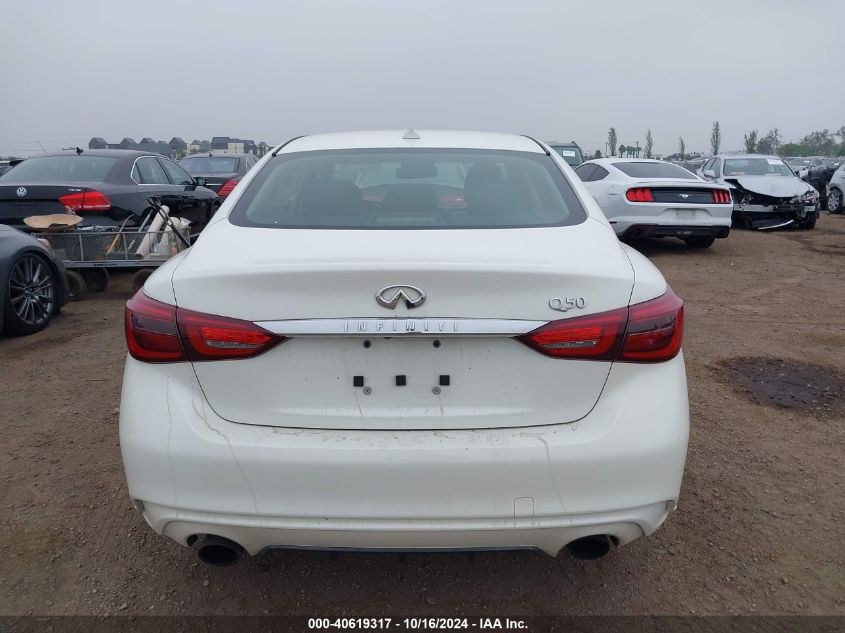 2018 Infiniti Q50 3.0T Luxe VIN: JN1EV7AP4JM592043 Lot: 40619317