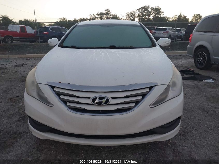 2014 Hyundai Sonata Gls VIN: 5NPEB4AC7EH860374 Lot: 40619329