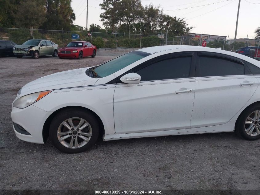 2014 Hyundai Sonata Gls VIN: 5NPEB4AC7EH860374 Lot: 40619329