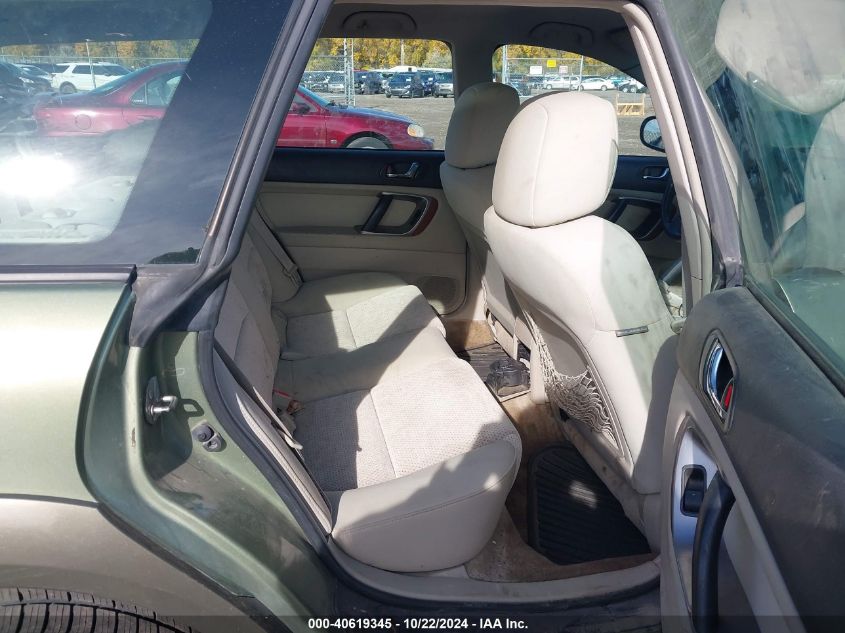 2006 Subaru Outback 2.5I VIN: 4S4BP61CX67346553 Lot: 40619345