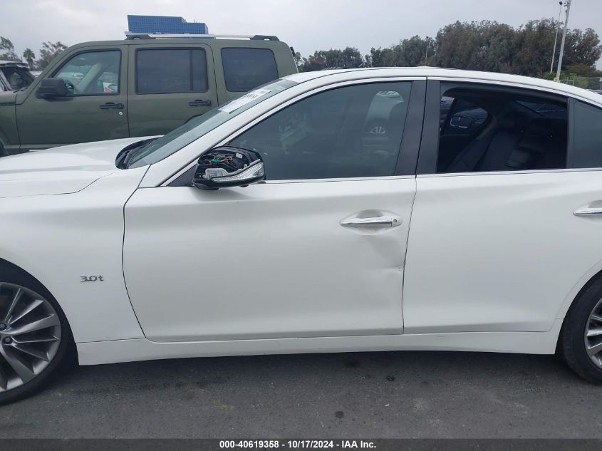 2019 Infiniti Q50 3.0T Luxe VIN: JN1EV7AP8KM516763 Lot: 40619358