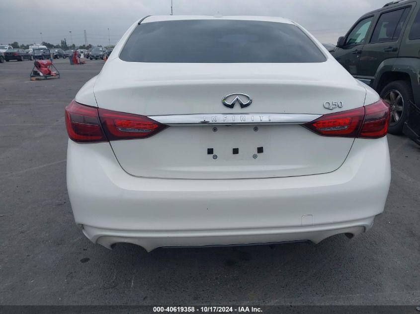 2019 Infiniti Q50 3.0T Luxe VIN: JN1EV7AP8KM516763 Lot: 40619358