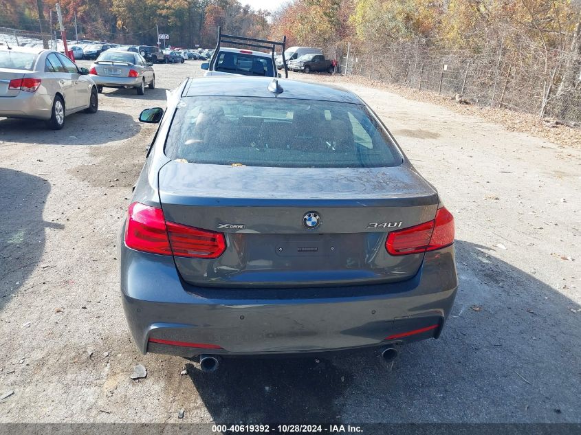 2017 BMW 340I xDrive VIN: WBA8B7G34HNT71051 Lot: 40619392