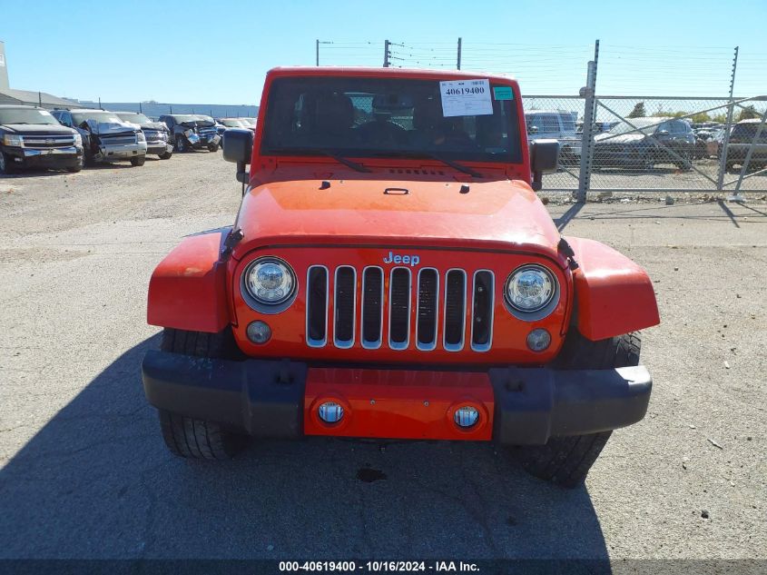 2017 Jeep Wrangler Unlimited Sahara 4X4 VIN: 1C4BJWEG1HL733649 Lot: 40619400