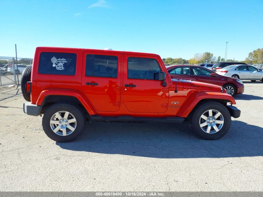 2017 Jeep Wrangler Unlimited Sahara 4X4 VIN: 1C4BJWEG1HL733649 Lot: 40619400