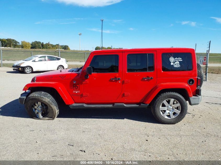 2017 Jeep Wrangler Unlimited Sahara 4X4 VIN: 1C4BJWEG1HL733649 Lot: 40619400