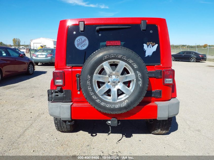 2017 Jeep Wrangler Unlimited Sahara 4X4 VIN: 1C4BJWEG1HL733649 Lot: 40619400