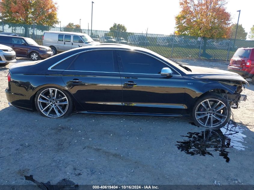 2016 Audi S8 4.0T Plus VIN: WUAJ5AFD5GN900947 Lot: 40619404