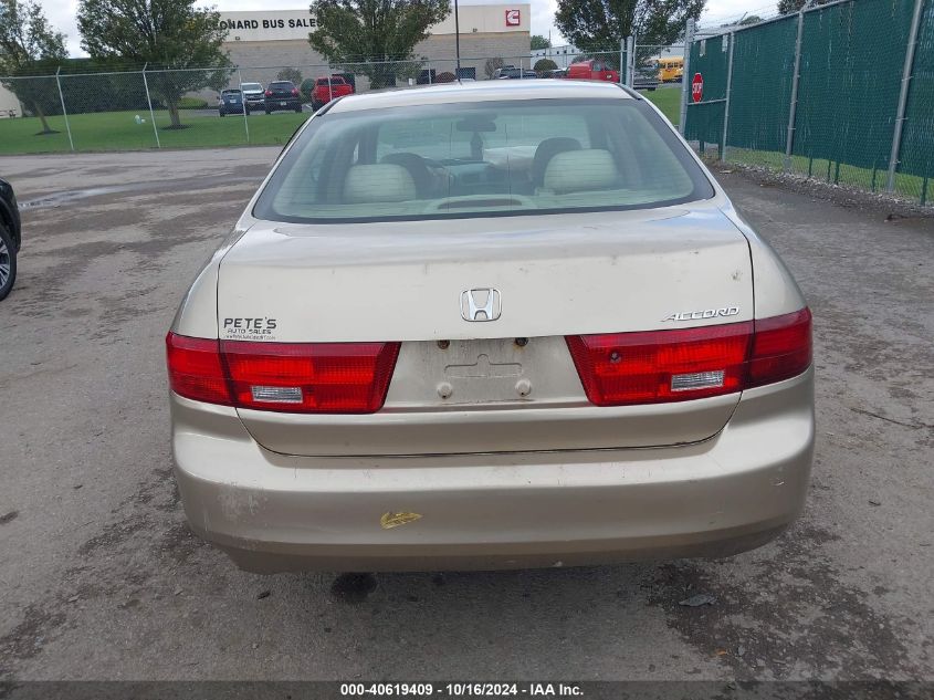 2005 Honda Accord 2.4 Lx VIN: 1HGCM56465A170584 Lot: 40619409