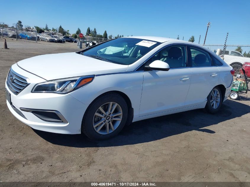 2016 Hyundai Sonata Se VIN: 5NPE24AF7GH332718 Lot: 40619471