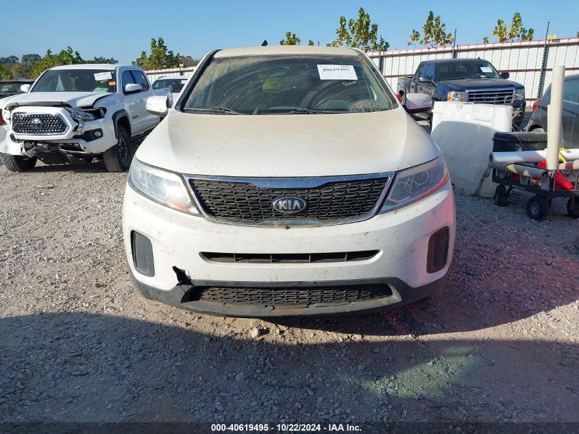 2015 Kia Sorento Lx VIN: 5XYKT3A66FG619130 Lot: 40619495