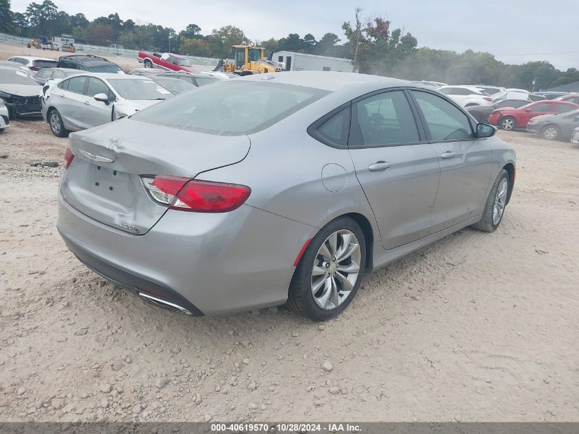 VIN 1C3CCCBB1FN659774 2015 Chrysler 200, S no.4