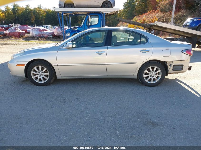 2004 Lexus Es 330 VIN: JTHBA30G845019584 Lot: 40619580