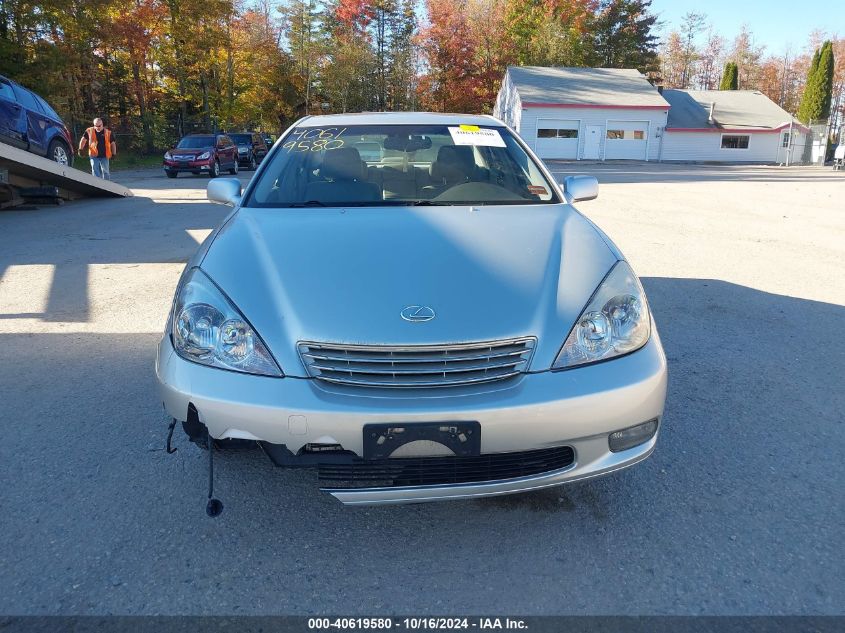 2004 Lexus Es 330 VIN: JTHBA30G845019584 Lot: 40619580