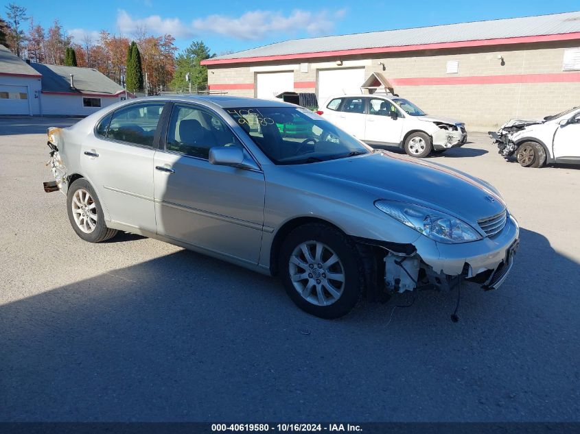 2004 Lexus Es 330 VIN: JTHBA30G845019584 Lot: 40619580