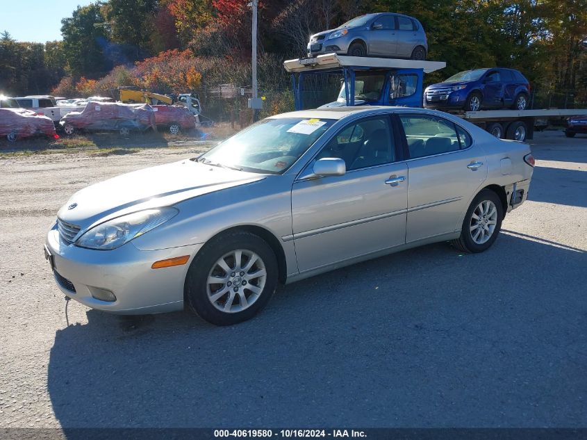 2004 Lexus Es 330 VIN: JTHBA30G845019584 Lot: 40619580