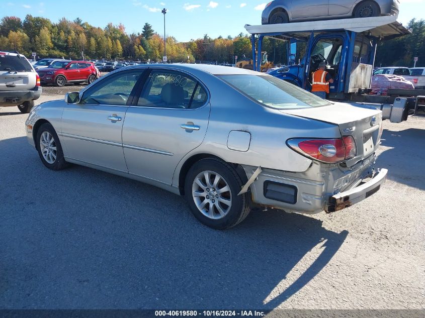 2004 Lexus Es 330 VIN: JTHBA30G845019584 Lot: 40619580