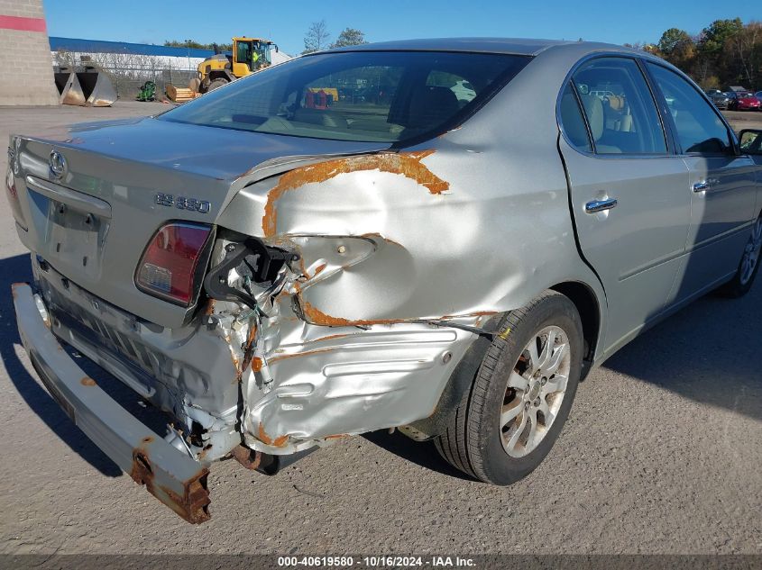 2004 Lexus Es 330 VIN: JTHBA30G845019584 Lot: 40619580