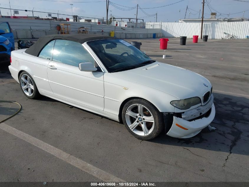 2006 BMW 325Ci VIN: WBABW334X6PX86149 Lot: 40619608