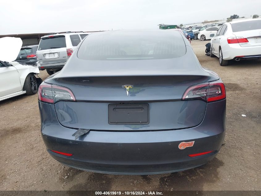 2020 Tesla Model 3 Standard Range Plus Rear-Wheel Drive/Standard Range Rear-Wheel Drive VIN: 5YJ3E1EA3LF630560 Lot: 40619619