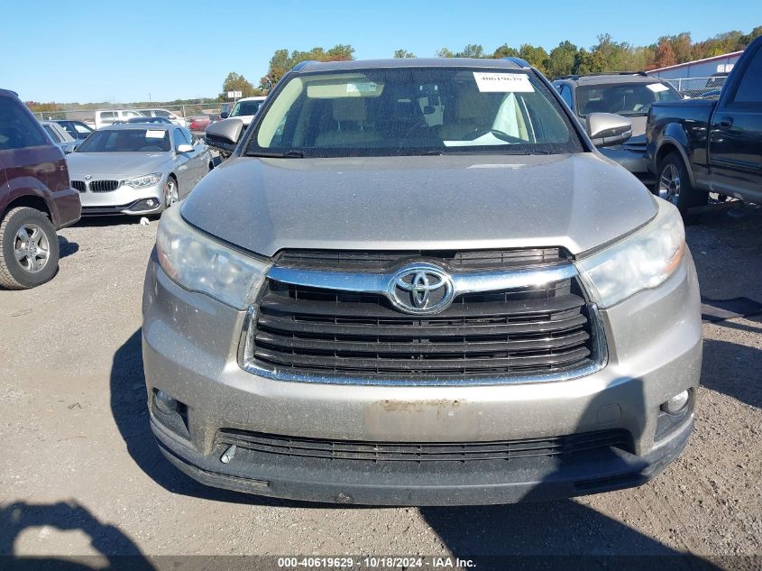 VIN 5TDKKRFH0ES035520 2014 Toyota Highlander, Xle V6 no.12