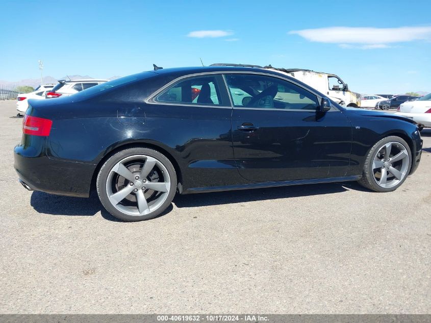 2012 Audi S5 4.2 Premium Plus VIN: WAUVVAFR2CA007577 Lot: 40619632