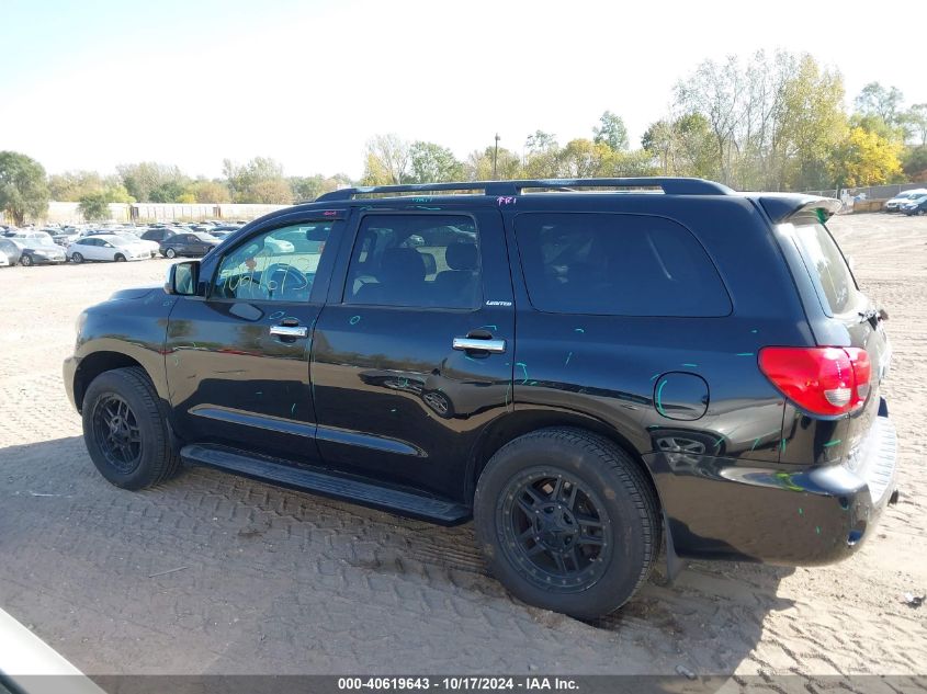 2008 Toyota Sequoia Limited 5.7L V8 VIN: 5TDBY68A98S001223 Lot: 40619643