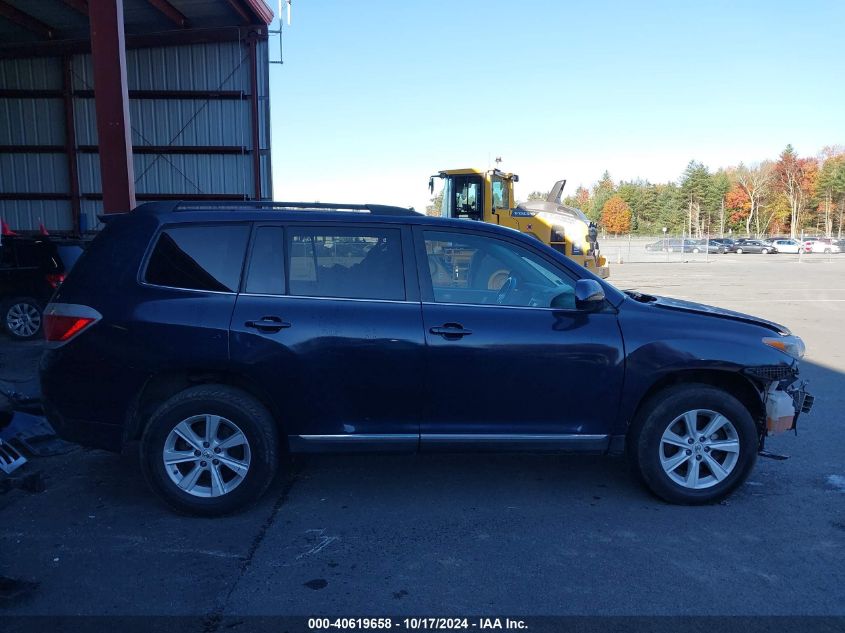 2012 Toyota Highlander Se V6 VIN: 5TDBK3EH3CS116331 Lot: 40619658