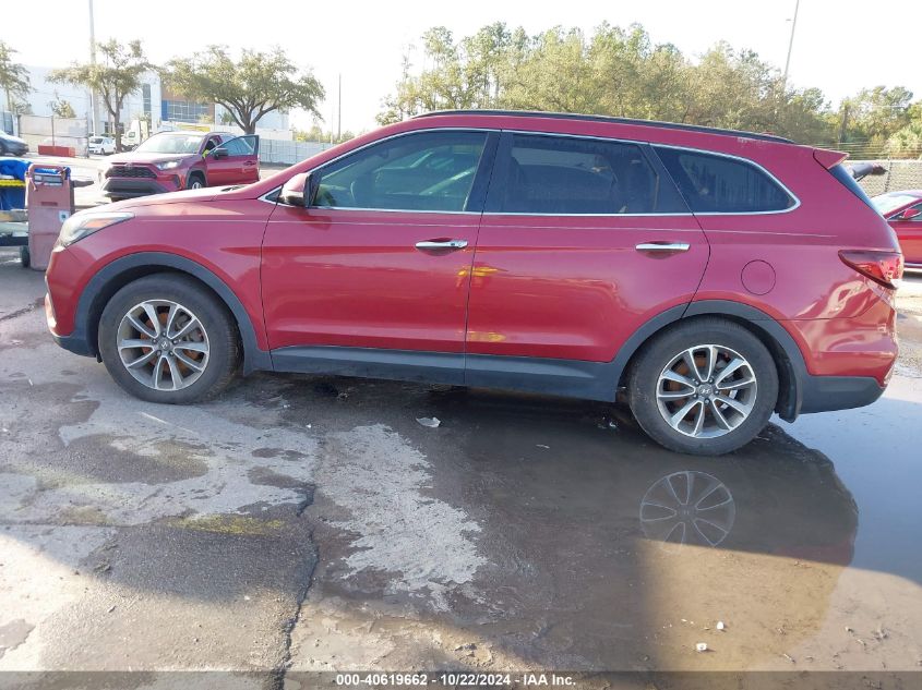 2017 Hyundai Santa Fe Se VIN: KM8SN4HF7HU183942 Lot: 40619662