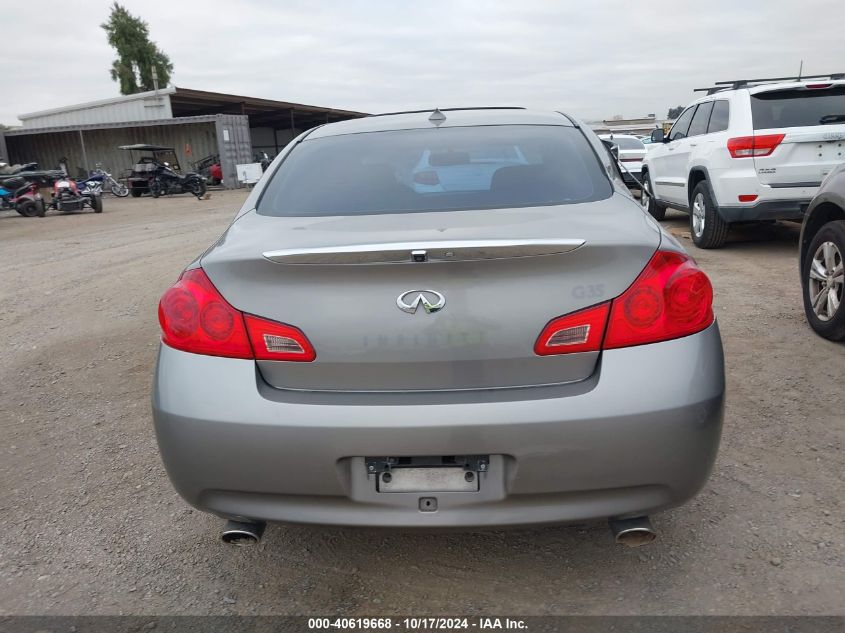 2008 Infiniti G35 Journey VIN: YNKDZ611X8M220530 Lot: 40619668