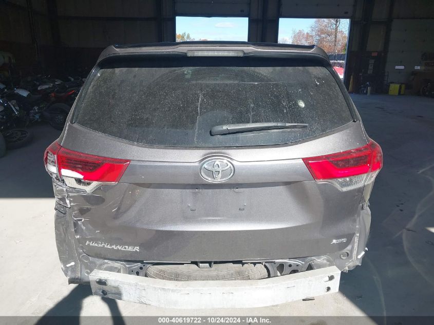 2019 Toyota Highlander Le VIN: 5TDBZRFH4KS929608 Lot: 40619722