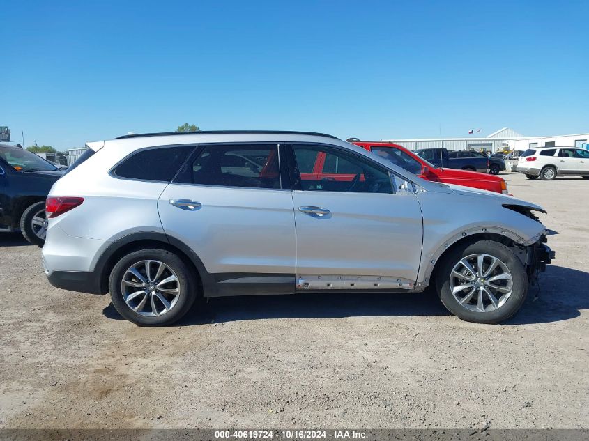 2017 Hyundai Santa Fe Se VIN: KM8SM4HF0HU181436 Lot: 40619724