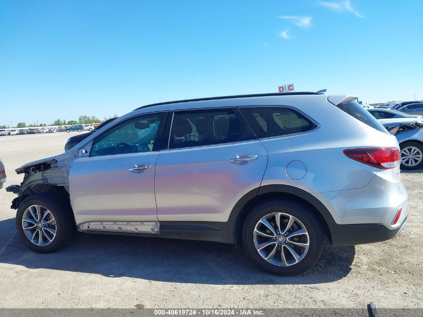 2017 Hyundai Santa Fe Se VIN: KM8SM4HF0HU181436 Lot: 40619724