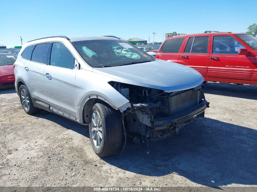 2017 Hyundai Santa Fe Se VIN: KM8SM4HF0HU181436 Lot: 40619724