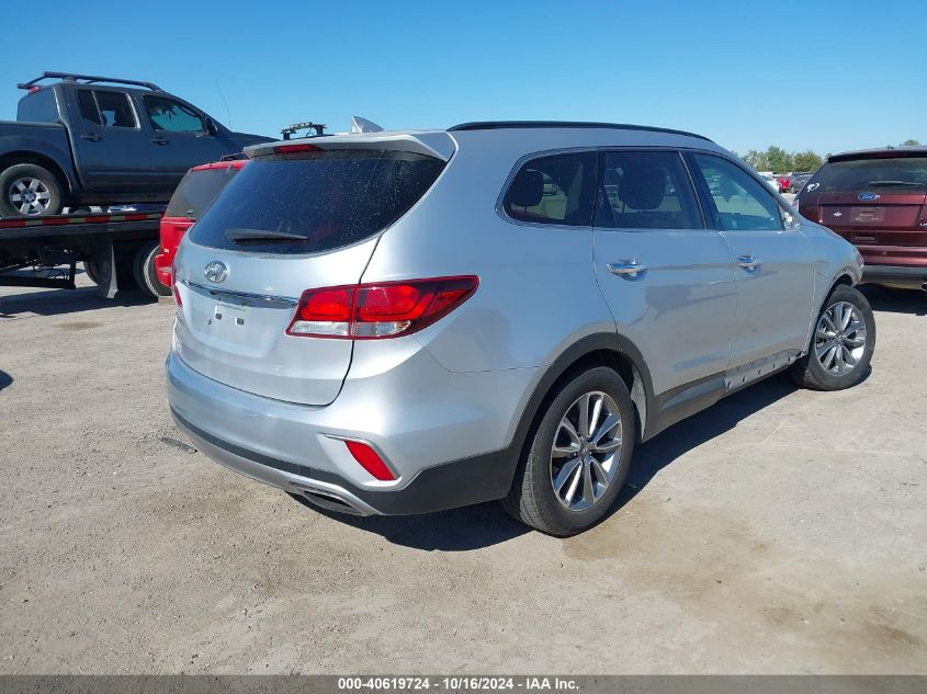 2017 Hyundai Santa Fe Se VIN: KM8SM4HF0HU181436 Lot: 40619724