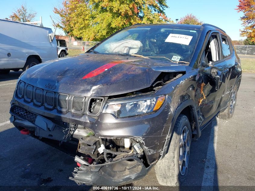 2022 Jeep Compass Trailhawk 4X4 VIN: 3C4NJDDB3NT206168 Lot: 40619736