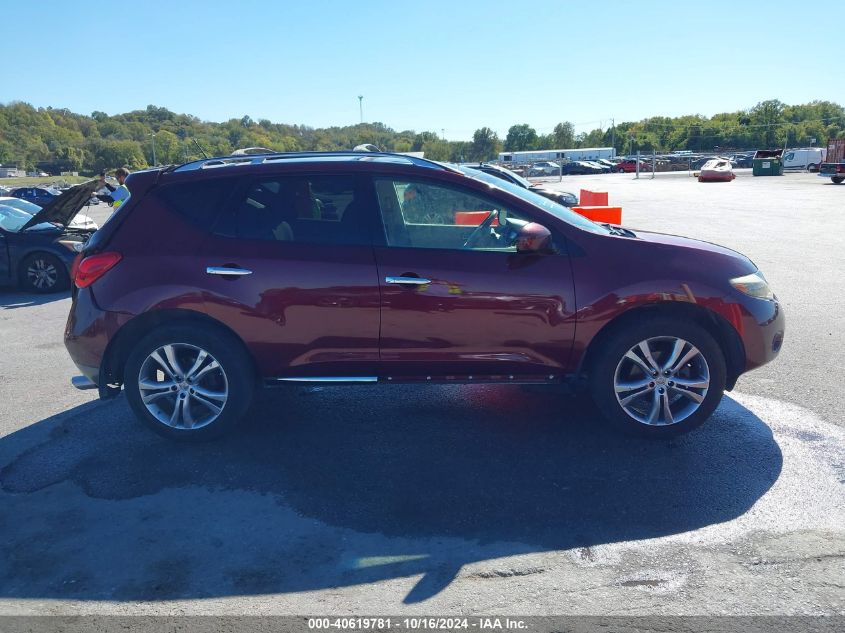 2009 Nissan Murano Le VIN: JN8AZ18W49W142777 Lot: 40619781