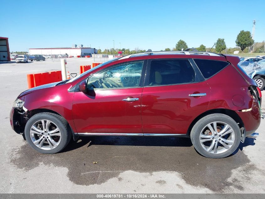 2009 Nissan Murano Le VIN: JN8AZ18W49W142777 Lot: 40619781