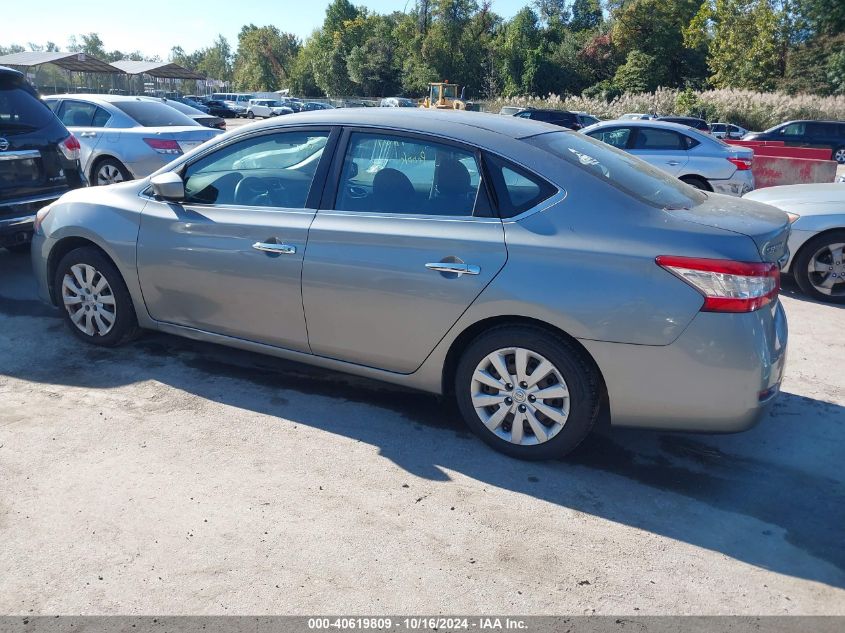 2013 Nissan Sentra Sv VIN: 3N1AB7AP6DL775725 Lot: 40619809