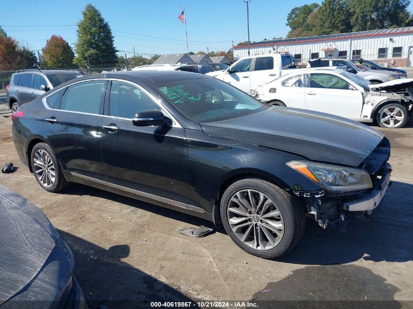 2015 Hyundai Genesis 3.8 VIN: KMHGN4JE8FU027218 Lot: 40619867