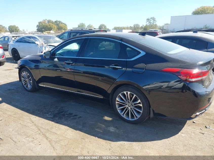 2015 Hyundai Genesis 3.8 VIN: KMHGN4JE8FU027218 Lot: 40619867