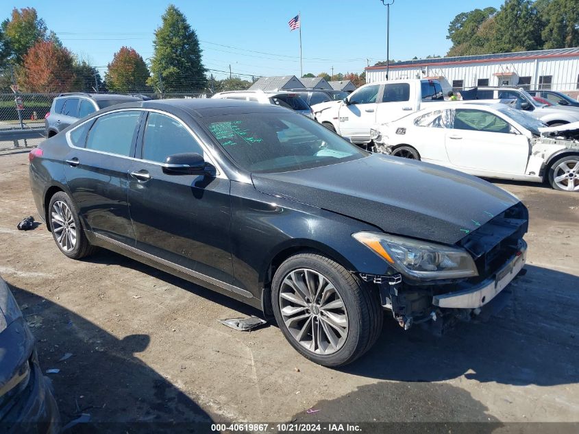 2015 Hyundai Genesis 3.8 VIN: KMHGN4JE8FU027218 Lot: 40619867