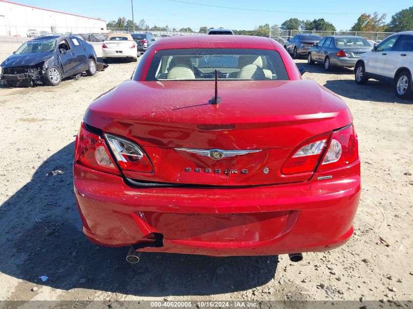 2008 Chrysler Sebring Limited VIN: 1C3LC65M18N197203 Lot: 40620005