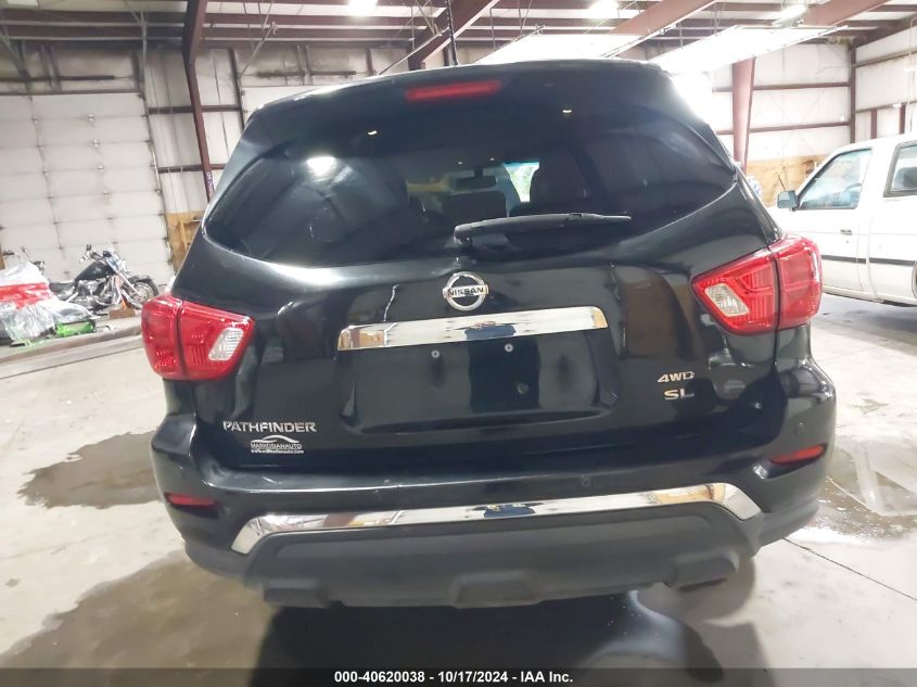 2018 Nissan Pathfinder Sl VIN: 5N1DR2MM5JC643620 Lot: 40620038