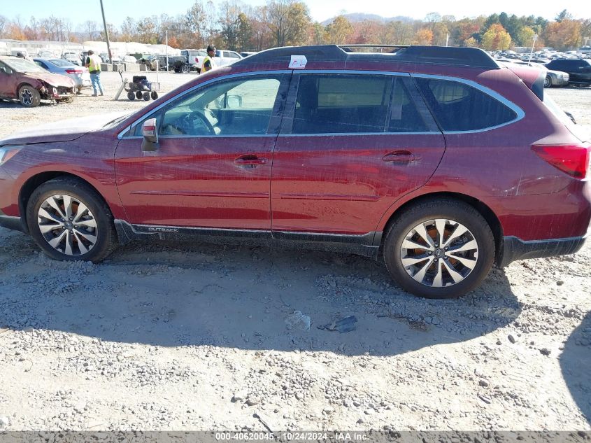 2016 Subaru Outback 2.5I Limited VIN: 4S4BSBNC4G3283038 Lot: 40620045