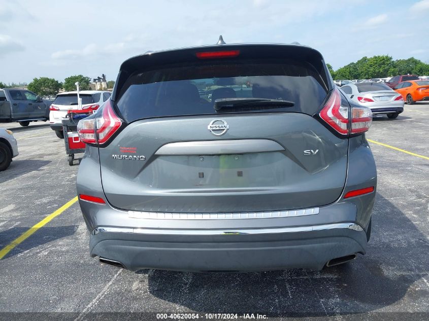 2017 Nissan Murano Sv VIN: 5N1AZ2MG0HN148463 Lot: 40620054