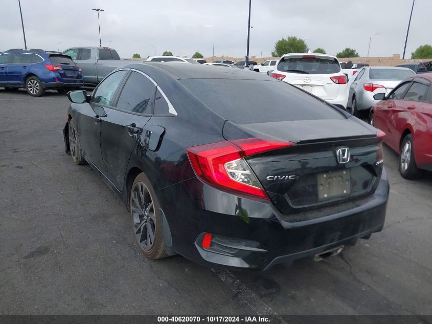 2021 Honda Civic Sport VIN: 2HGFC2F89MH515950 Lot: 40620070